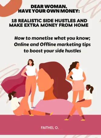 Dear Woman, Have your own Money: 18 Realistic side hustles and make extra money from home