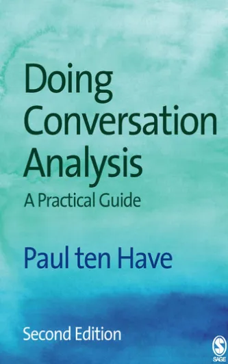 Doing Conversation Analysis