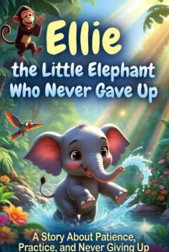 Title: Ellie the Little Elephant Who Never Gave Up