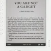 You Are Not A Gadget